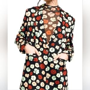 B.P. + Wildfang floral blazer, size XS